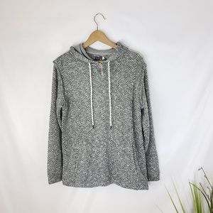 Earthbound Chevron Pull-Over Hoodie Large